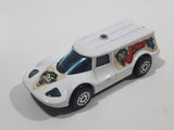 Vintage Corgi Juniors DC Comics Batman Joker Jokermobile White Die Cast Toy Car Vehicle Made in Gt. Britain