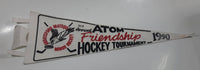 1990 3rd Annual Atom Friendship Hockey Tournament Abbotsford Matsqui Minore Hockey Hawks Full Size Felt Pennant 26" Long