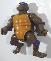 1991 Playmates Mirage Studios TMNT Teenage Mutant Ninja Turtles Donatello 4" Tall Plastic Toy Action Figure