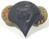 Vintage US Military US Great Seal Eagle L-22 Black Metal Hat Lapel Pin Back Insignia Badge