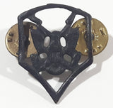 Vintage US Military US Great Seal Eagle Black Metal Hat Lapel Pin Back Insignia Badge