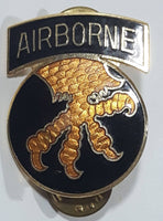 Vintage 1943-1945 and 1948-1949 US Military 17th Division Airborne Thunder From Heaven Enamel Metal Lapel Pin Back Insignia Badge