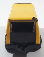 Vintage 1978 Tonka Scramblers Delivery Van Yellow and Black Pressed Steel and Plastic Toy Car Vehicle