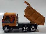 Vintage 1980 Buddy L Construction Company Mack Dump Truck Pressed Steel and Plastic Toy Car Vehicle Made in Macau