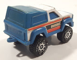 Vintage 1984 Buddy L Pickup Truck with Cap Blue and White Pressed Steel and Plastic Toy Car Vehicle