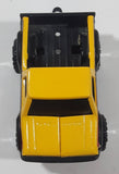 Vintage 1984 Buddy L Pickup Truck with Cap Construction Yellow and Black Pressed Steel and Plastic Toy Car Vehicle