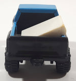 Vintage 1984 Buddy L Pickup Truck Blue and White Pressed Steel and Plastic Toy Car Vehicle Made in Hong Kong