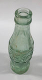 Rare Vintage 1937 to 1952 Coca Cola Sacramento California 7 3/4" Tall 6 Fl Oz. Green Tinted Thick Heavy Embossed Glass Bottle D-105529