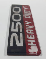 2007-2010 Dodge Ram 2500 Heavy Duty Side Fender Nameplate Chrome Lettering Acrylic Emblem Logo OEM Red Paint Wear