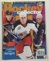November 2001 Vol. 12 No. 11 Issue 133 Beckett Hockey Collector Price Guide Magazine 'The Kids are Alright' Ilya Kovalchuk, Rostislav Klesla, Dany Heatley
