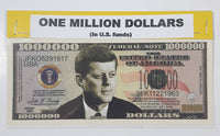 JFK John F. Kennedy 1,000,000 United States of America Novelty Paper Cash Money Note Token