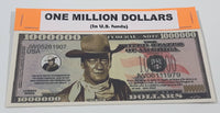 John Wayne 1,000,000 United States of America Novelty Paper Cash Money Note Token