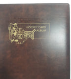 Pacific Trading Cards Brown Hockey Card Album Binder