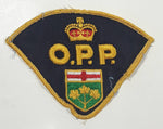 Vintage OPP Ontario Provincial Police Fabric Shoulder Patch Insignia