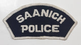 Vintage Saanich Police Fabric Shoulder Patch Insignia Vancouver Island British Columbia