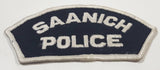 Vintage Saanich Police Fabric Shoulder Patch Insignia Vancouver Island British Columbia