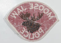 Vintage Moose Jaw Police Fabric Shoulder Patch Insignia Saskatchewan
