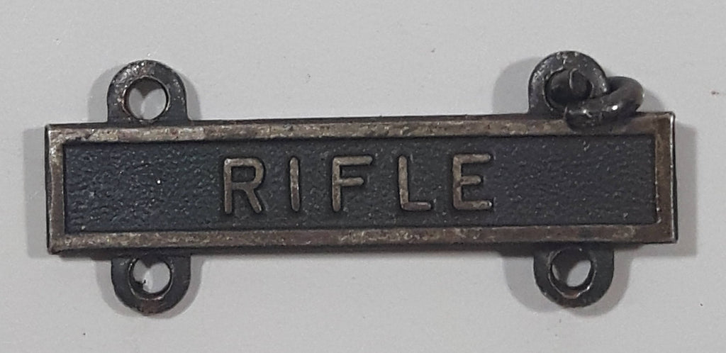 Vintage US Military Army Rifle Bar Tag Metal Qualification Badge Insig ...