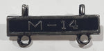 Vintage US Military Army M-14 Bar Tag Metal Qualification Badge Insignia
