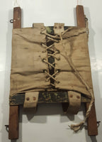 Antique Nelson Style Indian Trapper Back Board Back Pack