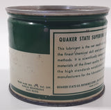 Vintage Quaker State Wheel Bearing Lubricant Net Weight One Pound Metal Can No Lid