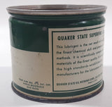 Vintage Quaker State Wheel Bearing Lubricant Net Weight One Pound Metal Can No Lid