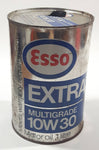 Vintage Esso Multigrade 10w30 Motor Oil 1 Litre Metal Can