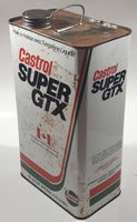 Vintage Castrol Super GTX 20W-50 Motor Oil One Imperial Gallon 4.55 Litres Metal Can