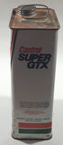 Vintage Castrol Super GTX 20W-50 Motor Oil One Imperial Gallon 4.55 Litres Metal Can