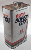 Vintage Castrol Super GTX 20W-50 Motor Oil One Imperial Gallon 4.55 Litres Metal Can