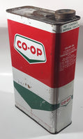 Vintage Federated Co-Operatives Limited Co-op Motor Oil One Imperial Gallon Metal Can