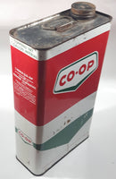 Vintage Federated Co-Operatives Limited Co-op Motor Oil One Imperial Gallon Metal Can