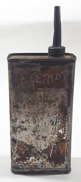 Rare Antique 1910s The Imperial Oil Company Limited Motor Oil Can with Spout - Canada