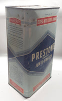 Vintage Prestone Brand Anti-Freeze One Imperial Gallon Metal Can - Canada