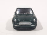 Motor Max No. 6057 2001 Mini Cooper Green with White Roof Die Cast Toy Car Vehicle Loose Interior