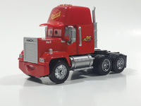 Mattel Disney Pixar Cars Mack Semi Truck #95 Red Plastic Die Cast Toy Car Vehicle n9709