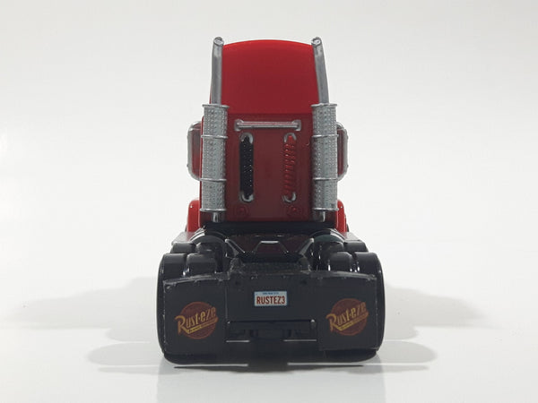 Mattel Disney Pixar Cars Mack Semi Truck #95 Red Plastic Die Cast Toy ...