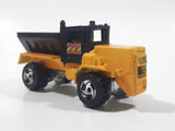 2000 Hot Wheels Oshkosh Snow Plow Truck Orange Yellow with Black Die Cast Toy Car Vehicle No Plow