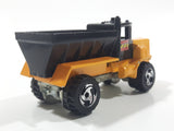 2000 Hot Wheels Oshkosh Snow Plow Truck Orange Yellow with Black Die Cast Toy Car Vehicle No Plow