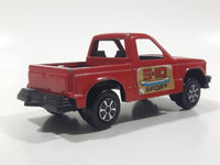 Vintage TootsieToys Chevy S010 Sport Truck Red Die Cast Toy Car Vehicle Broken Rear Axle Support