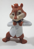 2009 McDonald's Fox Bagdasarian Alvin and The Chipmunks The Squeakquel Alvin in White Tuxedo Suit 3" to 4" Tall Toy Figure Working