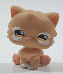 2007 Hasbro LPS Littlest Pet Shop Orange Cat Character 1 3/4" Tall Toy Figure