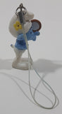 Peyo Allstar Smurfs Vanity Character 1 3/4" Tall Toy PVC Hanging Ornament