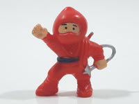 Red Ninja Character 1 3/4" Tall Toy Figure