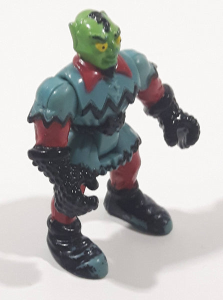 2001 Imaginext Goblin's Dungeon Goblin Green Face Blue and Red