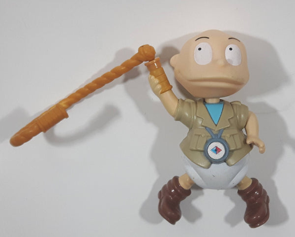 1998 Burger King Rugrats Tommy Character with Lasso 3 1/2" Tall Plastic Toy Figure