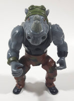 1988 Mirage Studios Playmates TMNT Teenage Mutant Ninja Turtles Rocksteady Rhinoceros Character 4 3/4" Tall Toy Action Figure