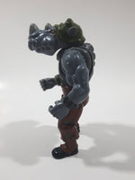 1988 Mirage Studios Playmates TMNT Teenage Mutant Ninja Turtles Rocksteady Rhinoceros Character 4 3/4" Tall Toy Action Figure