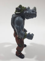 1988 Mirage Studios Playmates TMNT Teenage Mutant Ninja Turtles Rocksteady Rhinoceros Character 4 3/4" Tall Toy Action Figure