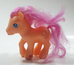 2002 Hasbro My Little Pony Sparkleworks Orange 4 1/2" Tall Toy Figure